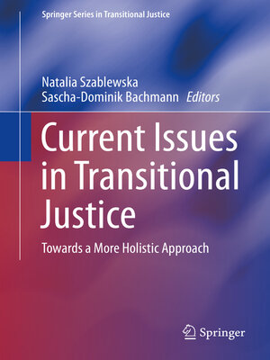 cover image of Current Issues in Transitional Justice